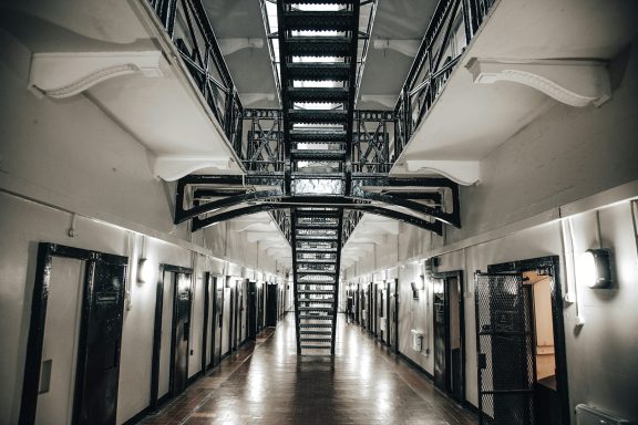 English prison landing
